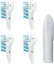 Sensitive Replacement Toothbrush Heads Compatible with Oral-B Cross Action Power