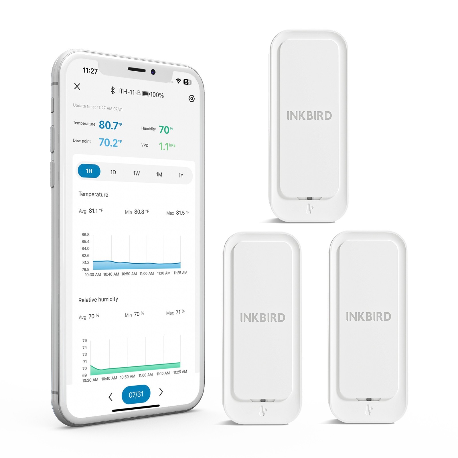 3-Pack Thermo-Hygrometer Reptiles Thermometer Lizard Snake Pet Humidity Meter CF