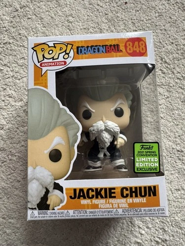 Funko Pop Dragon Ball Z Jackie Chun 2021 Spring Convention #848  W/ Protector