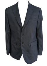 GANT Men's Navy Linen 2 Button Blazer 76506 Size 52 495 NWT