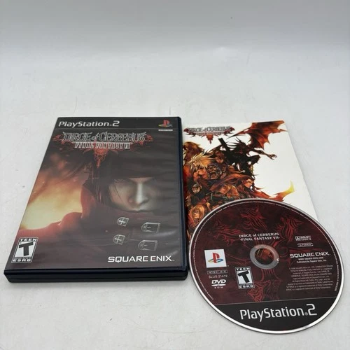 Final Fantasy VII Dirge of Cerberus PS2 Complete w/ Manual CIB Tested