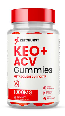 Keto Burst, Ketoburst Keto+ ACV Gummies for Metabolism Support for 60CT 1 Bottle