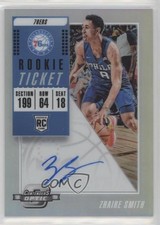 2018-19 Panini Contenders Optic Ticket Variation Zhaire Smith Rookie Auto RC s3g