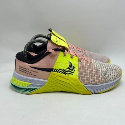 Nike Metcon 8 Women's Size 9 US D09327-800 Pink Yellow Blue