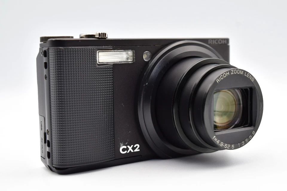 ⏯️[Top+4] Ricoh CX2 Digitale Kompaktkamera 28~300mm 10,7x Schwarz Japan