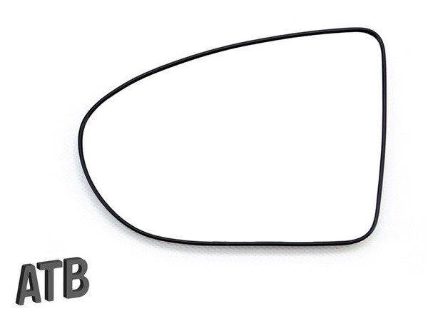 Spiegelglas Konvex Beheizbar Links FüR Nissan Qashqai J10 Neu-image