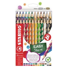 STABILO Bleistift EASYcolors Rechtsh&auml;nder / 24er Pack