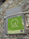 California King Bedskirt In Steel Blue Gray 72x84x15” Long All Cotton 240 Thread — photo 1