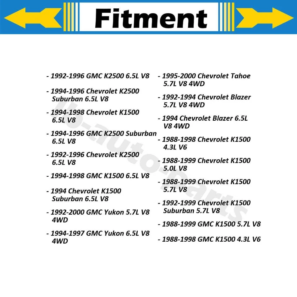 2X Mangueira de Linha de Freio Frontal Sunsong Para Chevrolet K1500 1988 1989 1990 1991 - Imagem 2 de 4