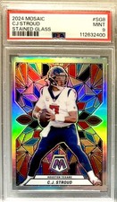 2024 CJ Stroud Mosaic Stained Glass Case Hit MINT PSA 9 Mosaic!🔥Texans!
