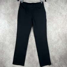 Quince Dress Pants Womens Size PS Black Trousers Tapered Mid Rise Career Office