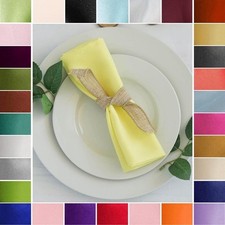 50 Premium Polyester 20x20" Wedding NAPKINS Party Table Catering Decorations