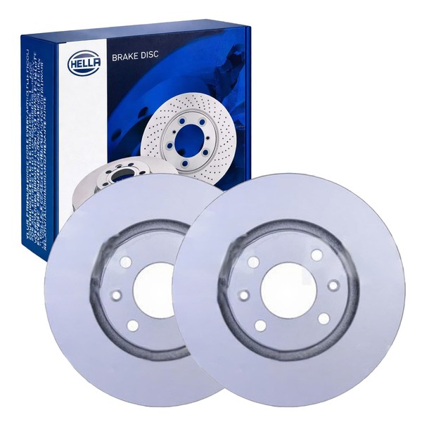 2X Hella Bremsscheiben 283Mm Vorne Passend FüR CitroËN Berlingo C3 C4 C5-image