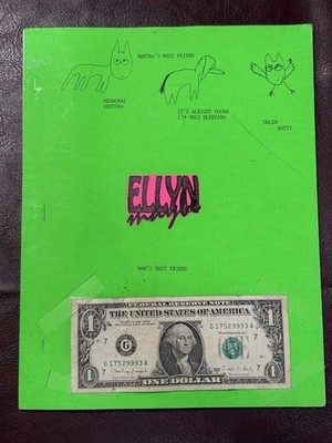 ELLYN MAYBE - Mantra s Best Friend / Man s Best Friend Poetry Book Signed 1991