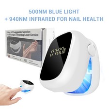 Nail Laser Fungus Device Safe Painless LED Light Therapy for Thick Brittle Nails