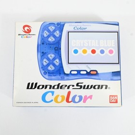 Bandai WonderSwan Color Crystal Blue Handheld Console Boxed Untested