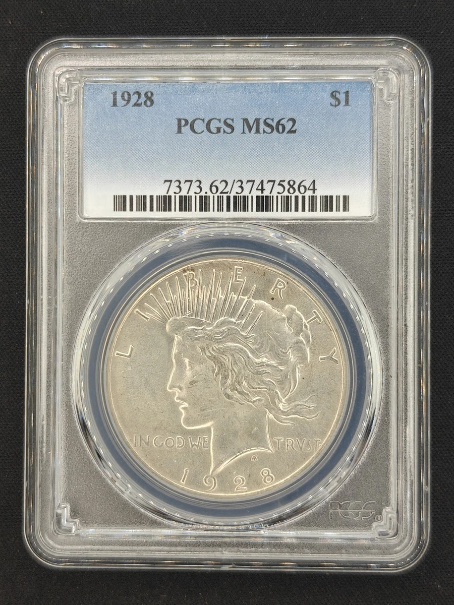1928 Year Grade MS 62 Peace US Dollars (1921-1935) for sale | eBay