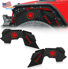 Front Inner Fender Liners Compatible with 2007-2018 Wrangler JK  JKU BUY IT NOW