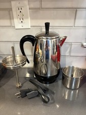 VINTAGE FARBERWARE FCP280 8 CUP COFFEE POT TE...