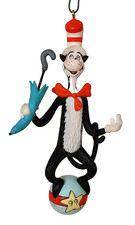 Hallmark Keepsake The Cat in the Hat Dr Seuss Ornament 1999 REPAIRED