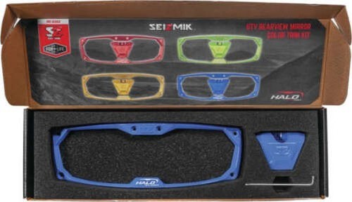 Seizmik Halo-Ra Cast Aluminum Trim Kit - Blue Motorcycle ATV/UTV Street 56-18102 - Picture 11 of 12