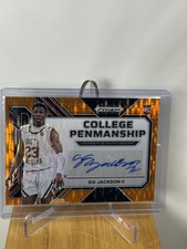 2023-24 Prizm Draft Picks -College Penmanship GG Jackson Orange Pulsar Prizm /49