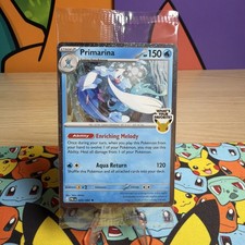Pokemon Pitch Black Primarina 020/084 Release Day Esclusiva Carta Promo Sigillata