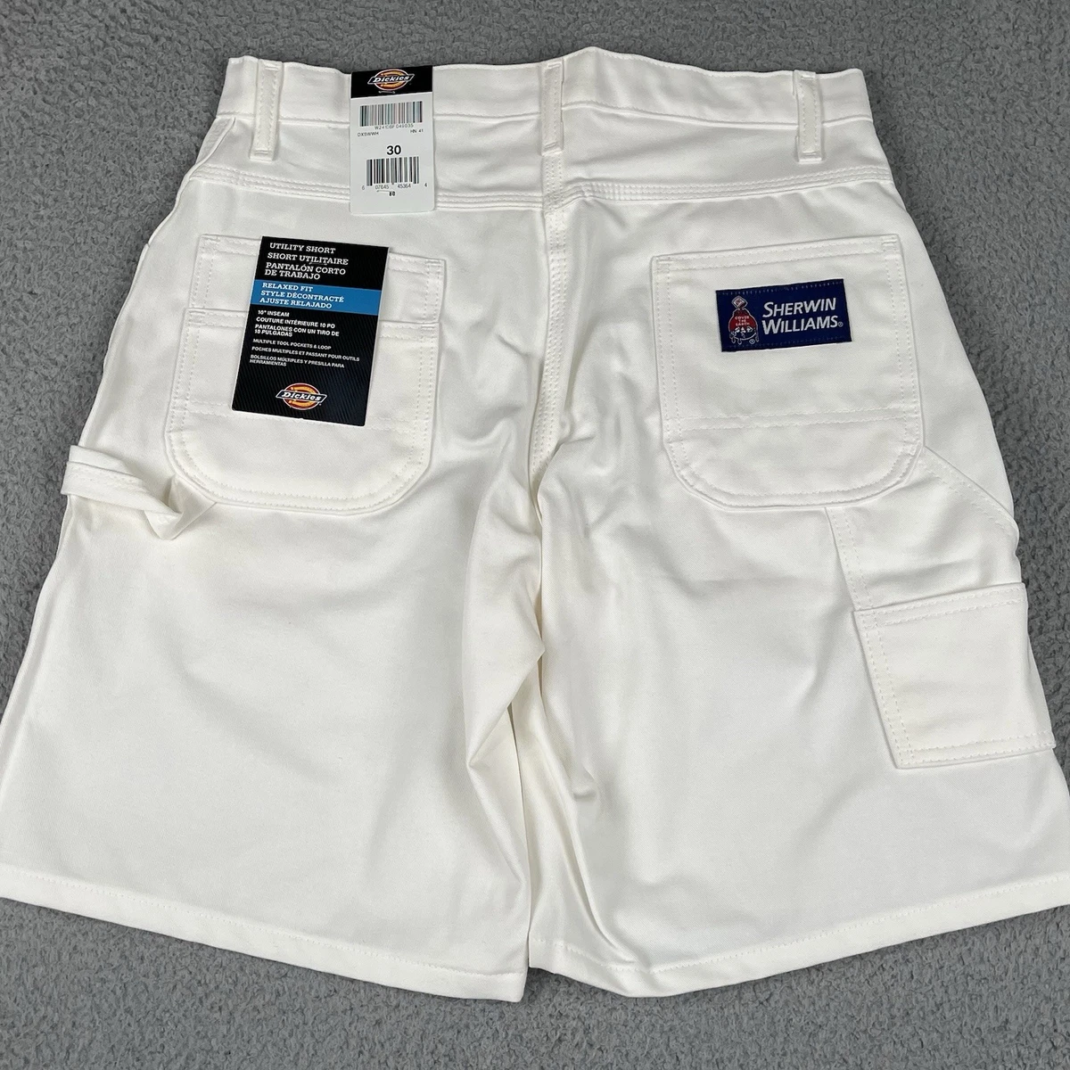 Dickies White Solid Shorts for Men for sale | eBay