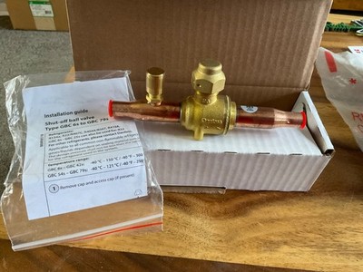 New in Box DanFoss Shut-off Valve GBC 10s 009G7051 straightway