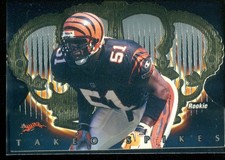 1998 Crown Royale #28 Takeo Spikes RC Rookie Card. rookie card picture