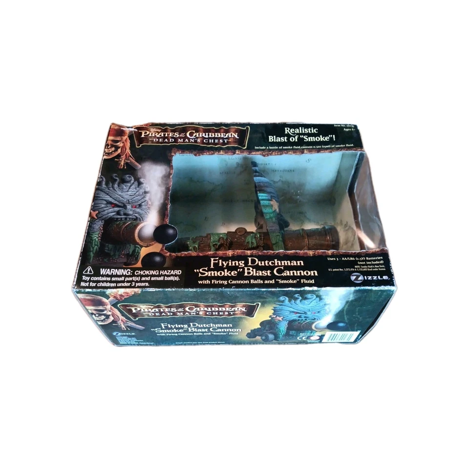 Piratas do Caribe Dead Man’s Chest Flying Dutchman Smoke Blast Canon Novo - Imagem 3 de 3