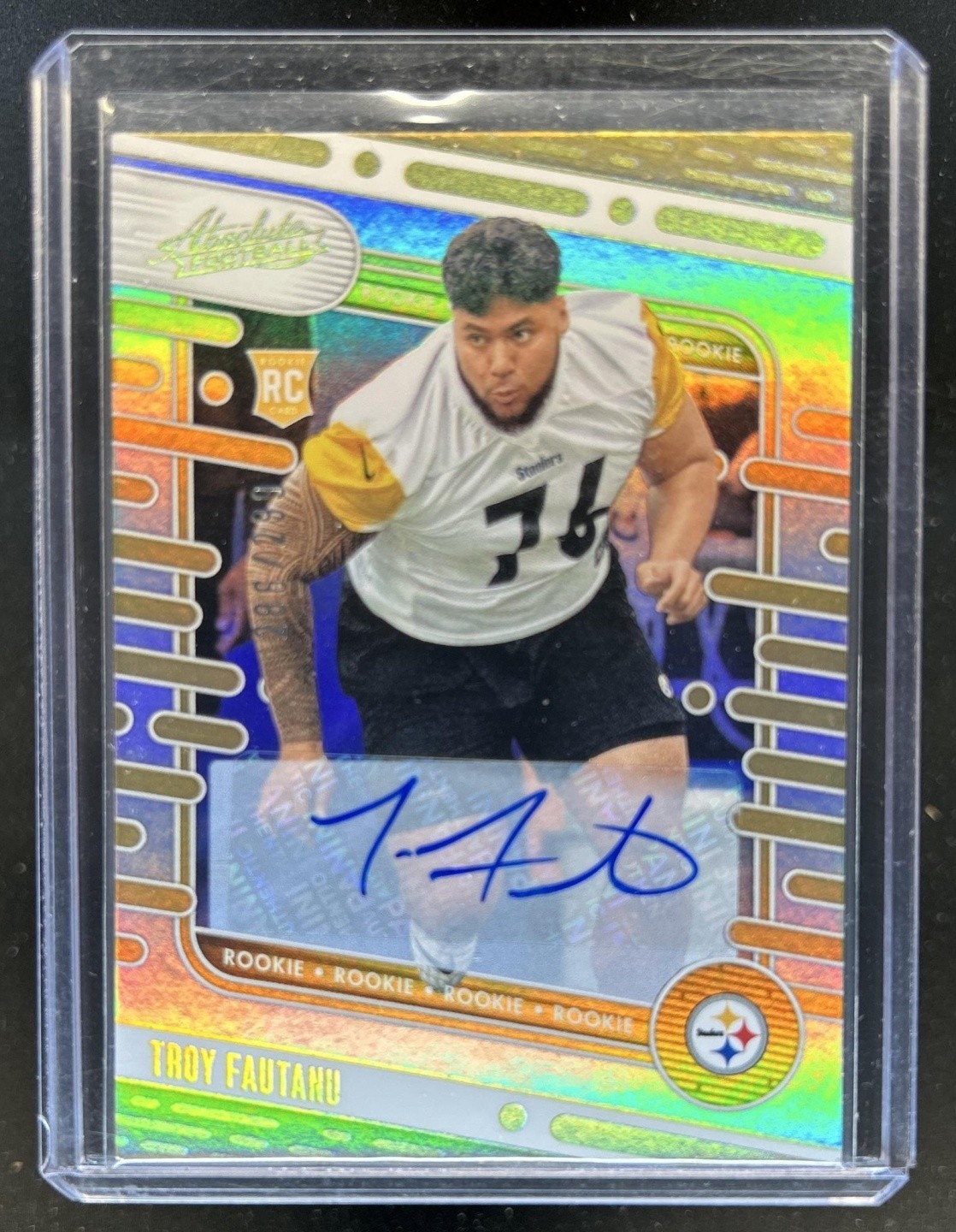Troy Fautanu Panini Absolute #120 Signature-Spectrum