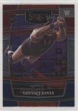 2022 Panini Select WWE Concourse Red & Blue Odyssey Jones #64 0xu1