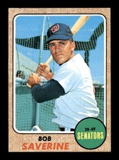 1968 Topps #149 Bob Saverine   VG/VGEX X3693689