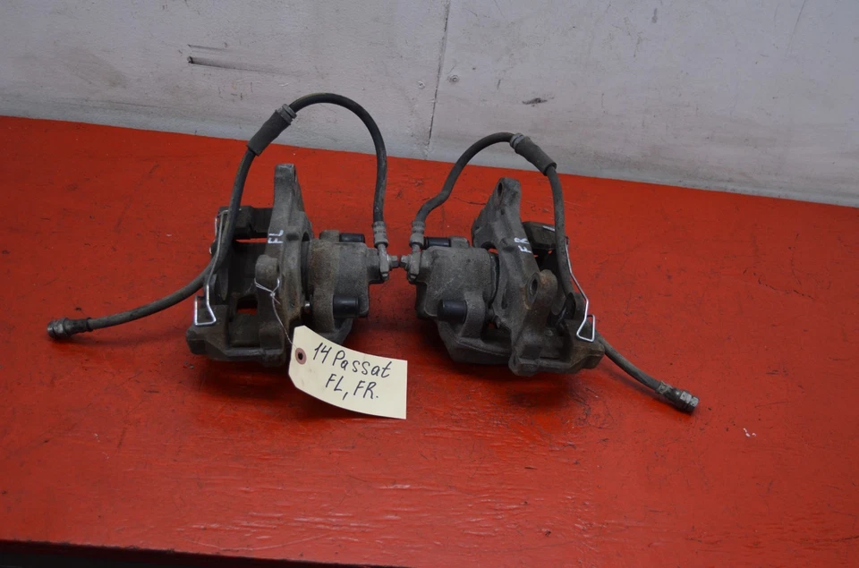 12-15 JUEGO PINZAS FRENO DELANTERO IZQUIERDO/DERECHO VOLKSWAGEN PASSAT OEM Foto 2 de 4