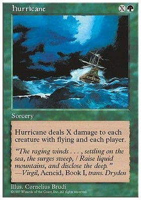 Hurricane ~ Fifth Edition [ EX ] [ Magic MTG ]