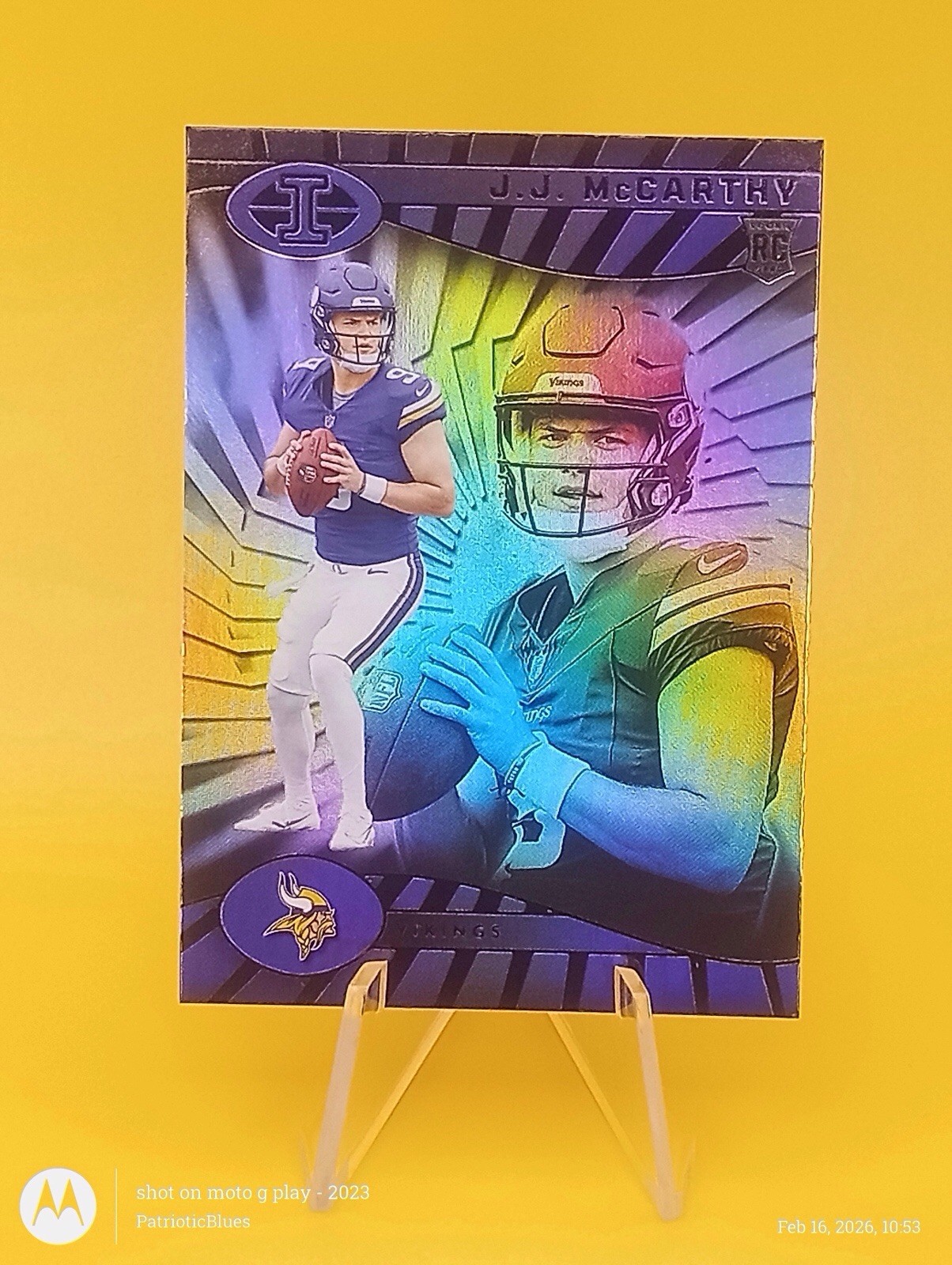 2024 Panini Illusions J.J. McCarthy #100 Retail (RC)