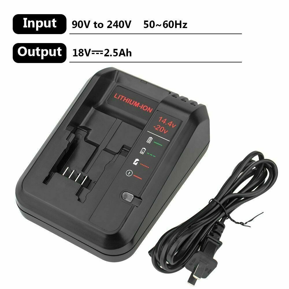 For Porter Cable and Black&Decker 20 Volt 20V MAX Fast charger Lithium Battery