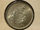 1965 Canada 50 Cents Canadian Half Dollar, .800 Silver