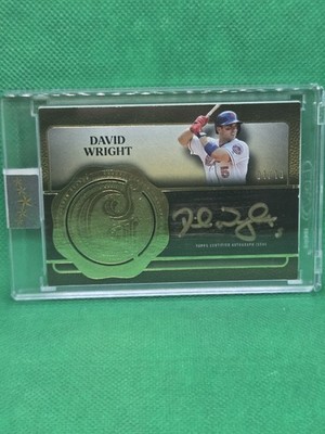 2021 Topps Five Star #GG-DW David Wright Golden Graphs Gold Auto /10