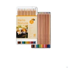 New Tombow Colored Pencils 12 Colors Hexagonal Shaft Simple Design Hello Nature
