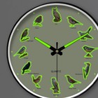 Leuchtende Wanduhr leuchtet im Dunkeln stille Quarzuhr leicht ablesbar