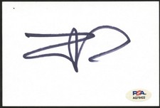 Zooey Deschanel signed autograph 4x6 Cut Actress TV Show New Girl PSA Stickered