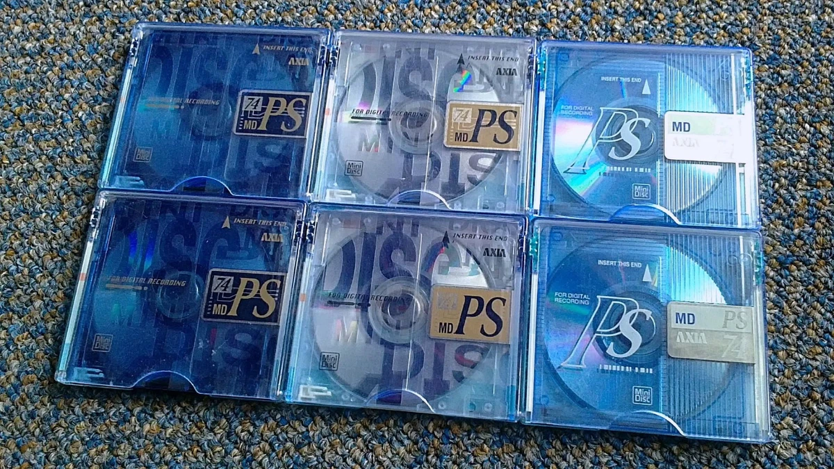 40 Minidisc Axia MD J'z Bleu 74 min