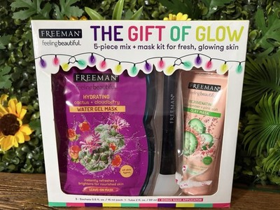 Freeman The Gift of Glow 5 Piece Mix + Mask Kit for Fresh Glowing Skin SEALED