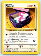 Porygon 48/82 Uncommon Team Rocket Pokemon Unlimited Near Mint on eBay