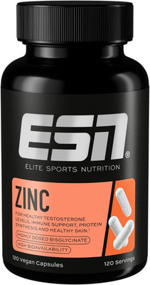 ESN Zinc, 120 Kapseln, Zinkbisglycinat, 25 Mg Zink Pro Kapsel, Vegan