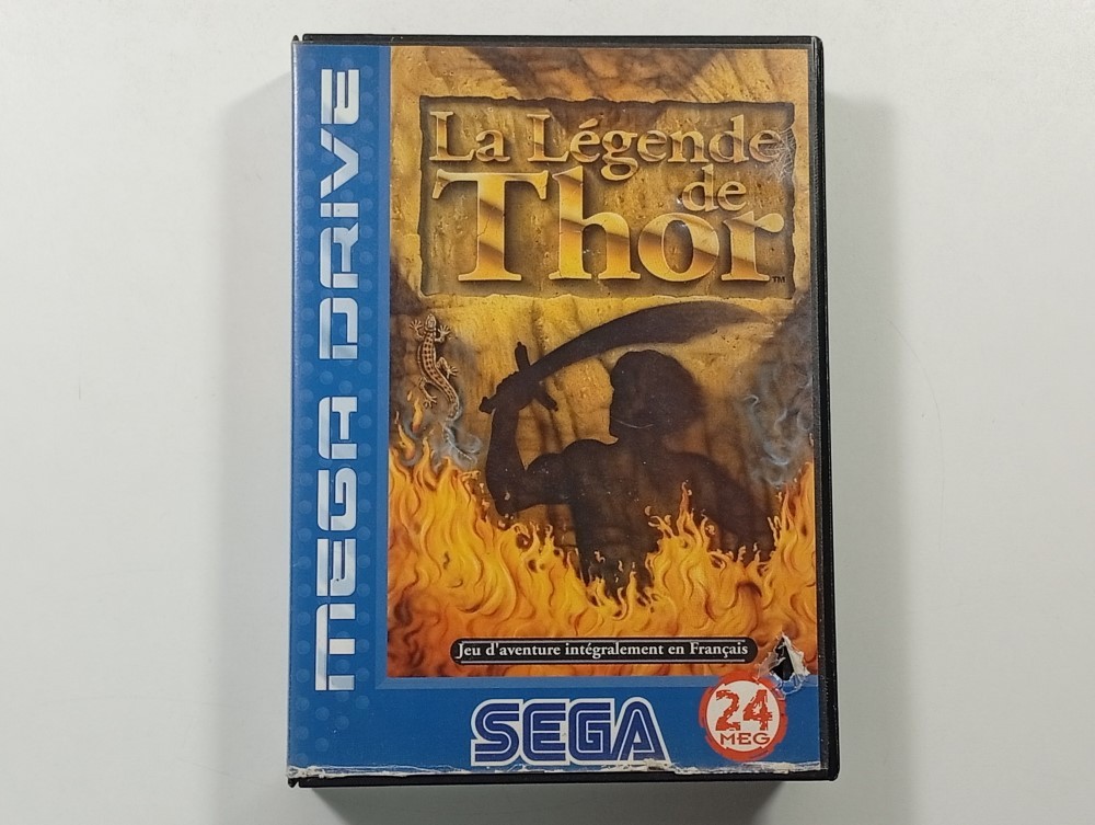 LA LEGENDE DE THOR SEGA MEGADRIVE (MD) PAL-FR (COMPLETE - BOX/MANUAL DAMAGE)