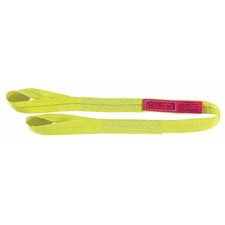 Lift-All Ee2802dtx16 Web Sling, Type 4, 16 Ft L, 2 In W, Polyester, Yellow