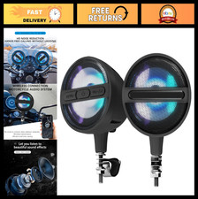Waterproof Bluetooth Motorcycle Speakers - 200W Sound System, FM Radio, 3" Full-